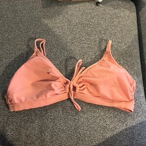 Coral bikini top